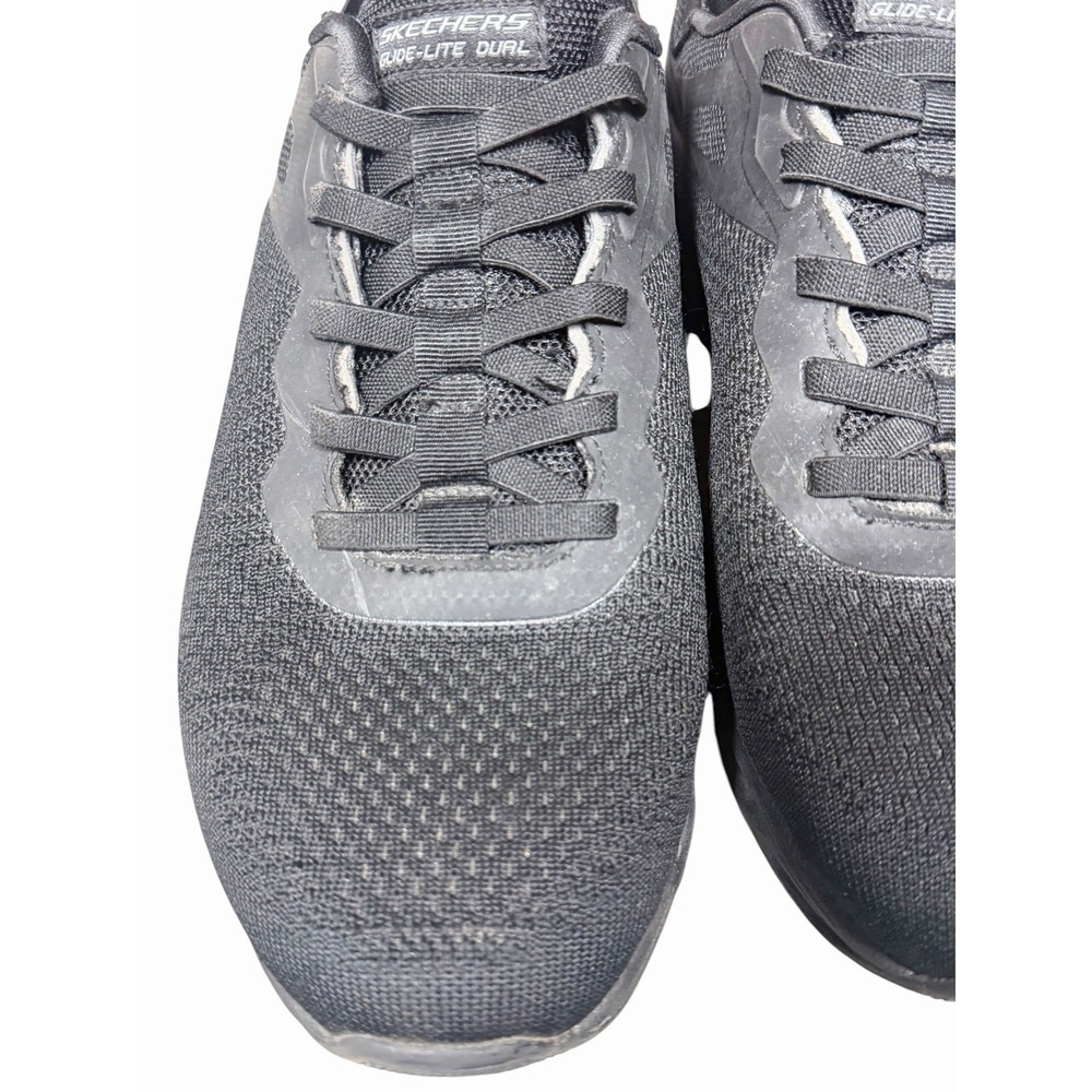 Skechers Mens Glide Lite Swift Fit Hands Free Slip On Walking Shoes Black 13 - Picture 12 of 15